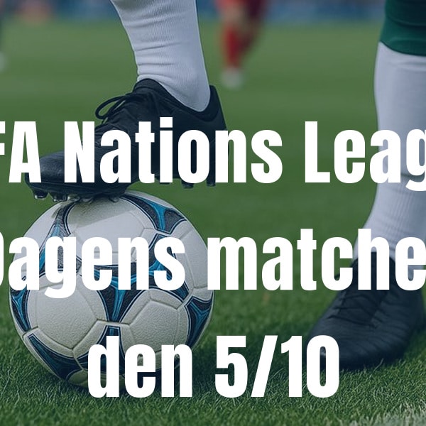 Matchdag i nations league med svenskt fokus
